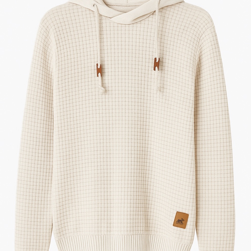 Cream Hooded Sweater